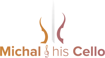 Michal & his cello. Online music lessons from a master